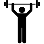 Hardship Heavy Hard Testing SVG Icon